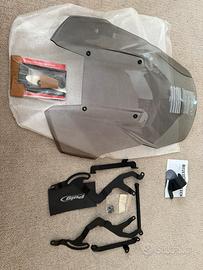 Pan America:parabrezza+staffe rinforzo+heat shield