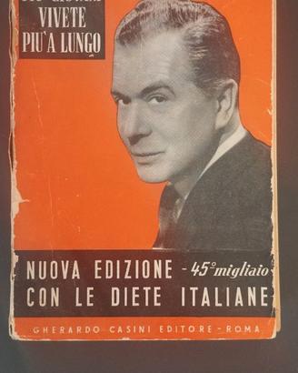 Libro vintage Siate più giovani vivete più a lungo