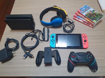 Nintendo Switch 1 + giochi e accessori