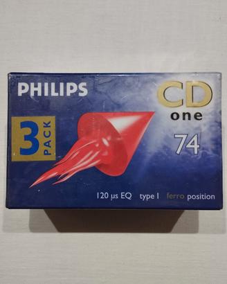 6 Musicassette registrabili PHILIPS da 74 min cad.