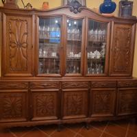 mobile in arte povera, stile barocco, in noce