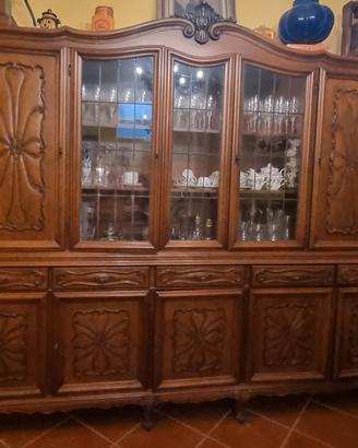 mobile in arte povera, stile barocco, in noce