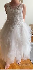 Vestito damigella/comunione 9/10 anni