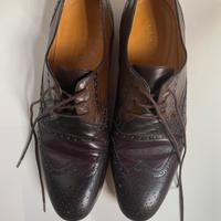 Scarpe Gucci uomo marrone taglia 40 1/2 in pelle