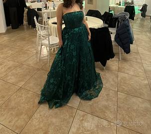 Abito princess bustier fantasia glitter