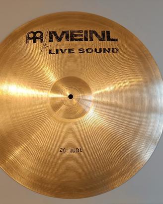 Piatto Meinl Live Sound Ride 20"