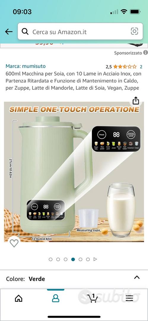 Macchina latte vegetale - Elettrodomestici In vendita a Varese