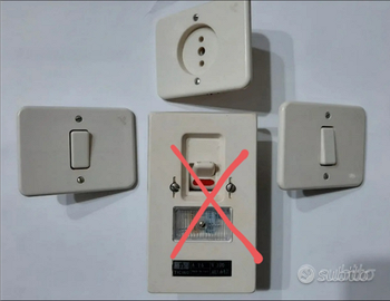 Interruttori, prese, BTicino vintage