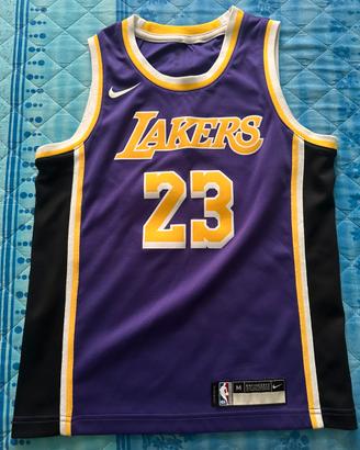 Canotta Lakers Lebron James NBA tg M