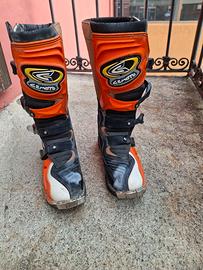 Stivali cross cemoto arancioni