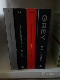 3 libri EL JAMES come nuovi