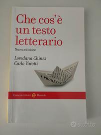 Chines Varotti, Che cos'èun testo letterario