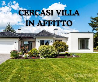 Richiesta rent residenziale - villa con giardino