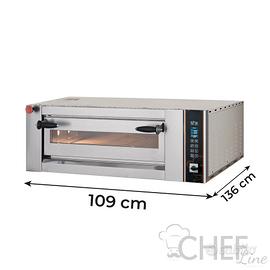 Forno elettrico 6 pizze con supporto e cappa