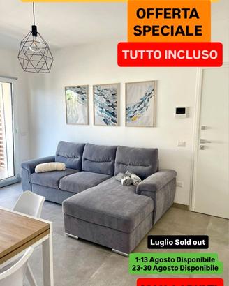 NUOVISSIMO - 2min DAL MARE - 2 camere, 2 bagni, bo