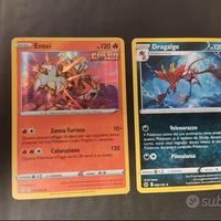 Pokemon ENTEI 019/203 e DRAGALGE 082/1
