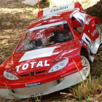 Carrozzeria rc 1/10 peugeot 206 da verniciare