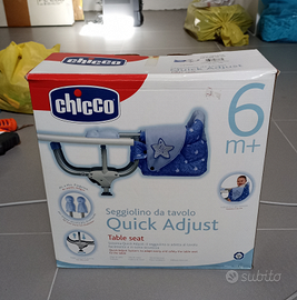 Chicco quick cheap adjust table seat