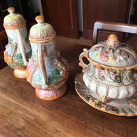 Set ceramiche Capodimonte