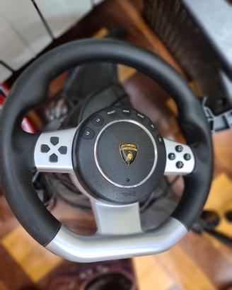 Volante Atomic Lamborghini + Sidewinder Joystick