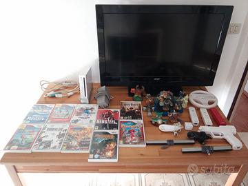 Wii+ giochi e accessori  e TV ⚠️ leggere bene⚠️