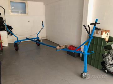 Robusto carrello alaggio Dinghy e barche in legno