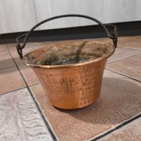 Secchiello  in rame antico