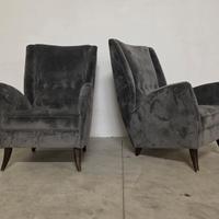 Coppia Poltrone su disegno di Gio Ponti anni 50'