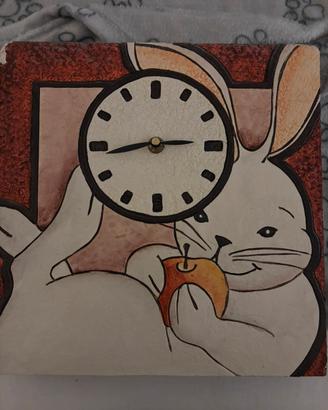 orologio da parete carta pietra