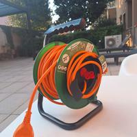 Electraline Prolunga Giardino con Avvolgicavo