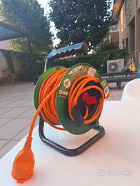 Electraline Prolunga Giardino con Avvolgicavo