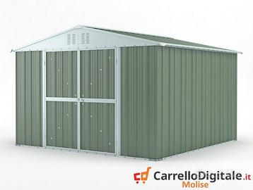 Box struttura lamiera Acciaio 327x307 verde