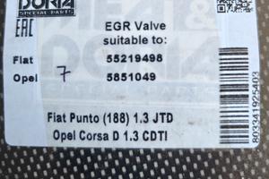 Valvola EGR PIERBURG fiat punto/ Opel Corsa.      