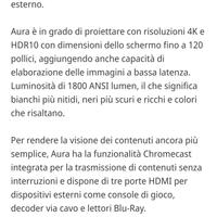 proiettore laser 4k ultra corto 