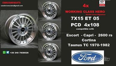 Cerchi SCOMPONIB 7X15 15 POLLICI FORD ESCORT CAPRI