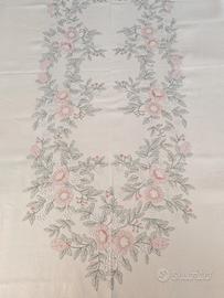 tovaglia rettangolare con 12 tovaglioli 