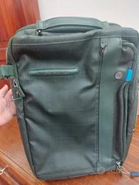 Piquadro Zaino in tessuto e pelle