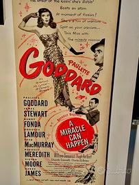 poster cinematografico vintage su tela del film