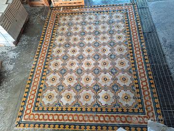 pavimento in cementine completo