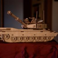 Carro armato M1 ABRAMS TANKS XC- G001 in legno