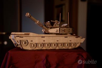 Carro armato M1 ABRAMS TANKS XC- G001 in legno