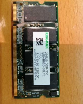 2x 256MB DDR1 RAM