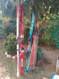 1 sci maxel uomo, 1 sci Fischer rc4 donna, 1 sci f