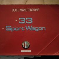 Libretto uso e manutenzione Alfa Romeo 33 2^ serie