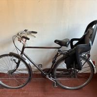 Bicicletta uomo, con seggiolino