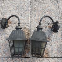 2 lanterne da esterno