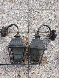 2 lanterne da esterno