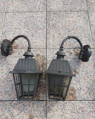 2 lanterne da esterno