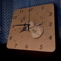 Orologio in legno incisi a laser - idea ragali