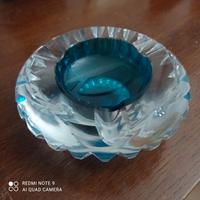 Posacenere cristallo di Murano vintage anni 70 